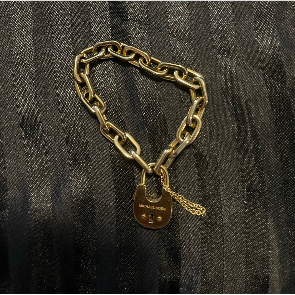 Michael Kors chain lock bracelet